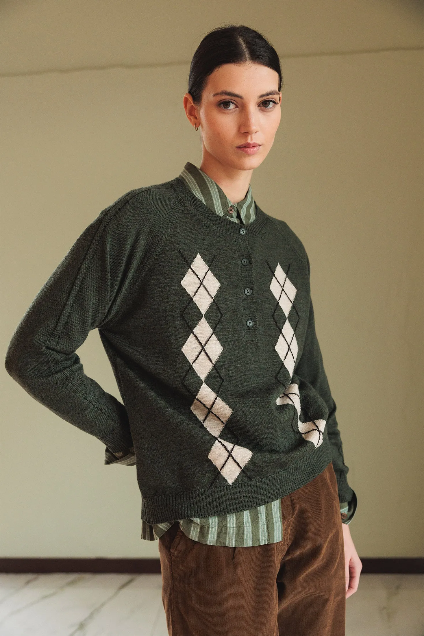 JERSEY ROMBOS MERINO sold by Indi & Cold