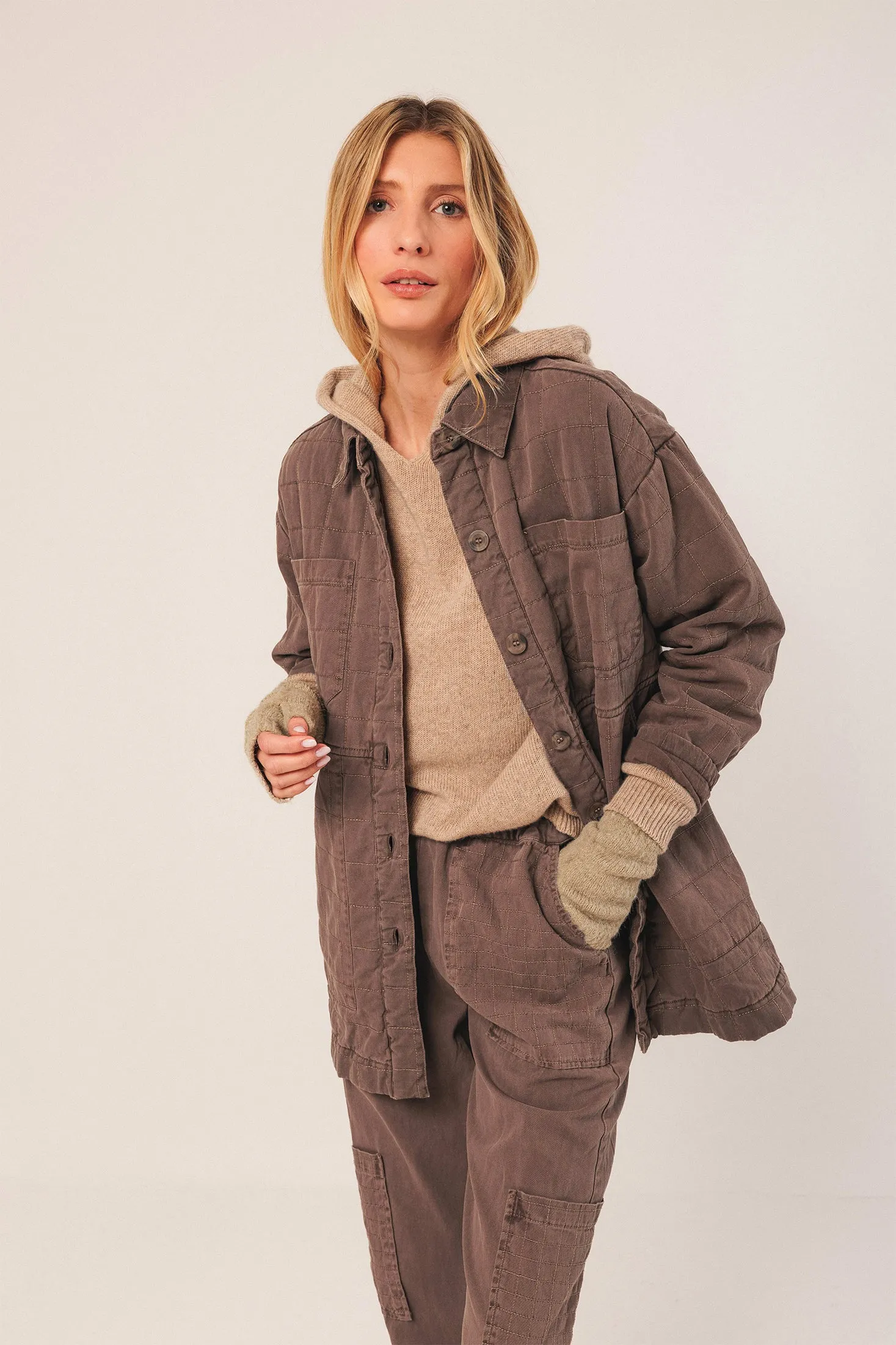 ABRIGO CUADROS ACOLCHADO sold by Indi & Cold product image thumbnail 4