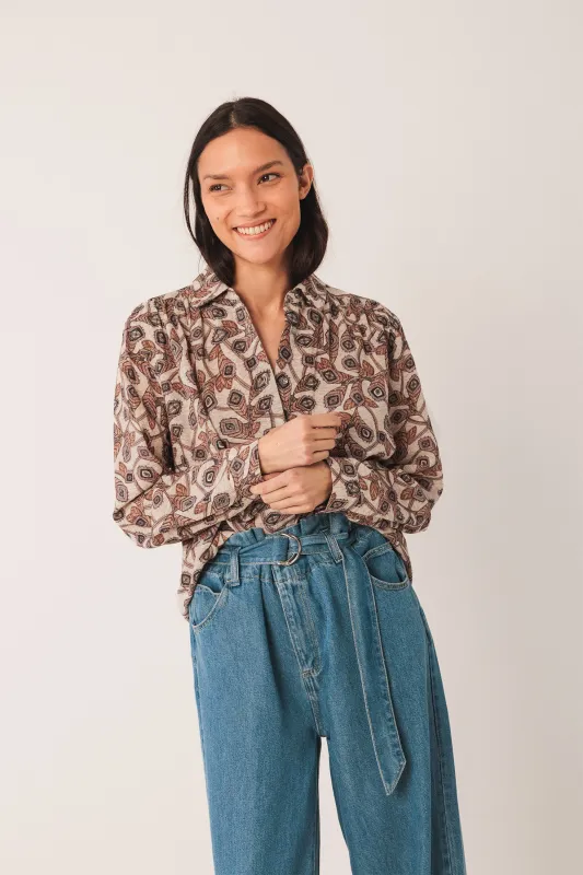 [CL] CREPE COTTON SHIRT sold by Indi & Cold