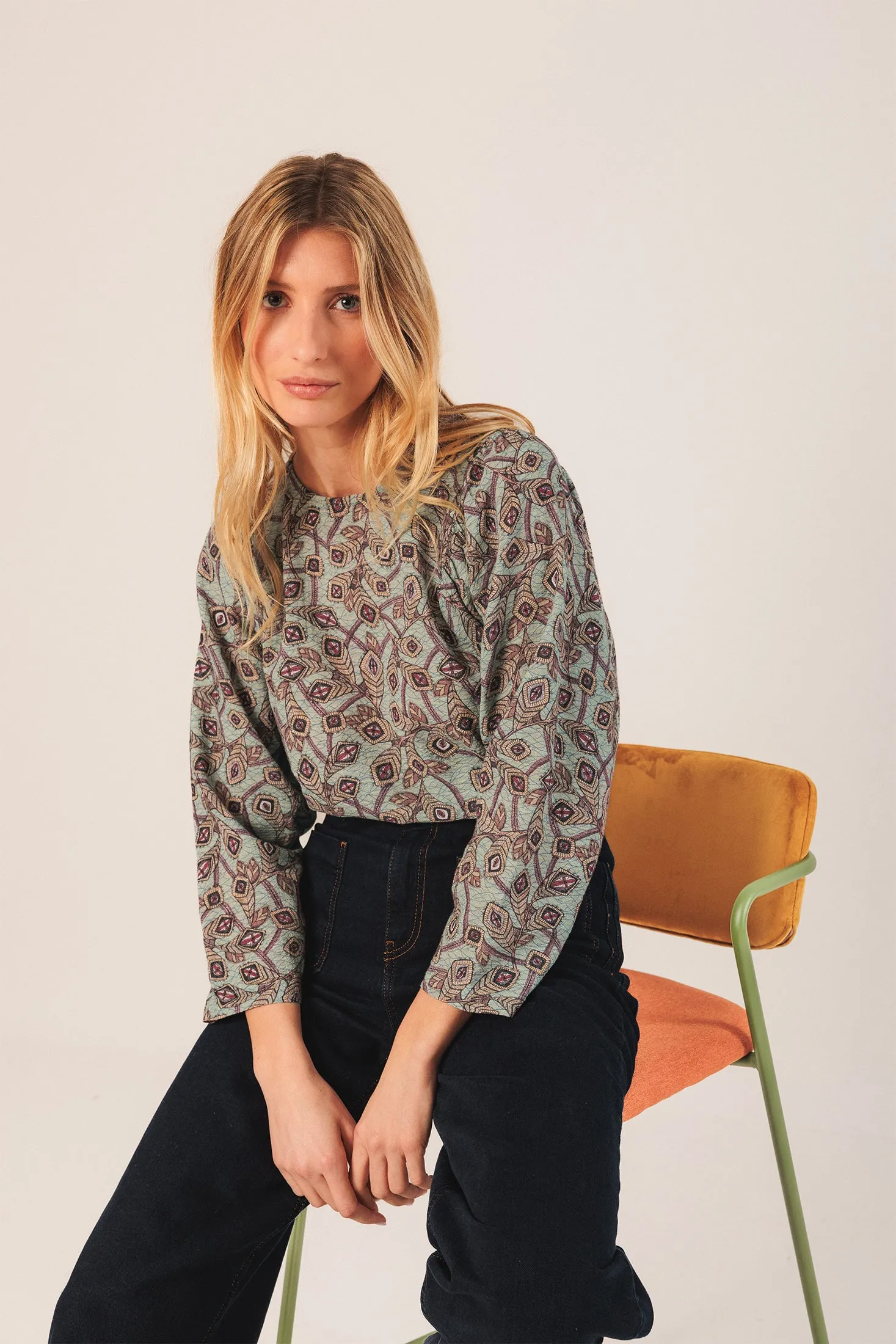 BLUSA ALGODÓN CREPADO sold by Indi & Cold