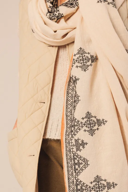 [CL] ETHNIC EMBROIDERED SCARF sold by Indi & Cold