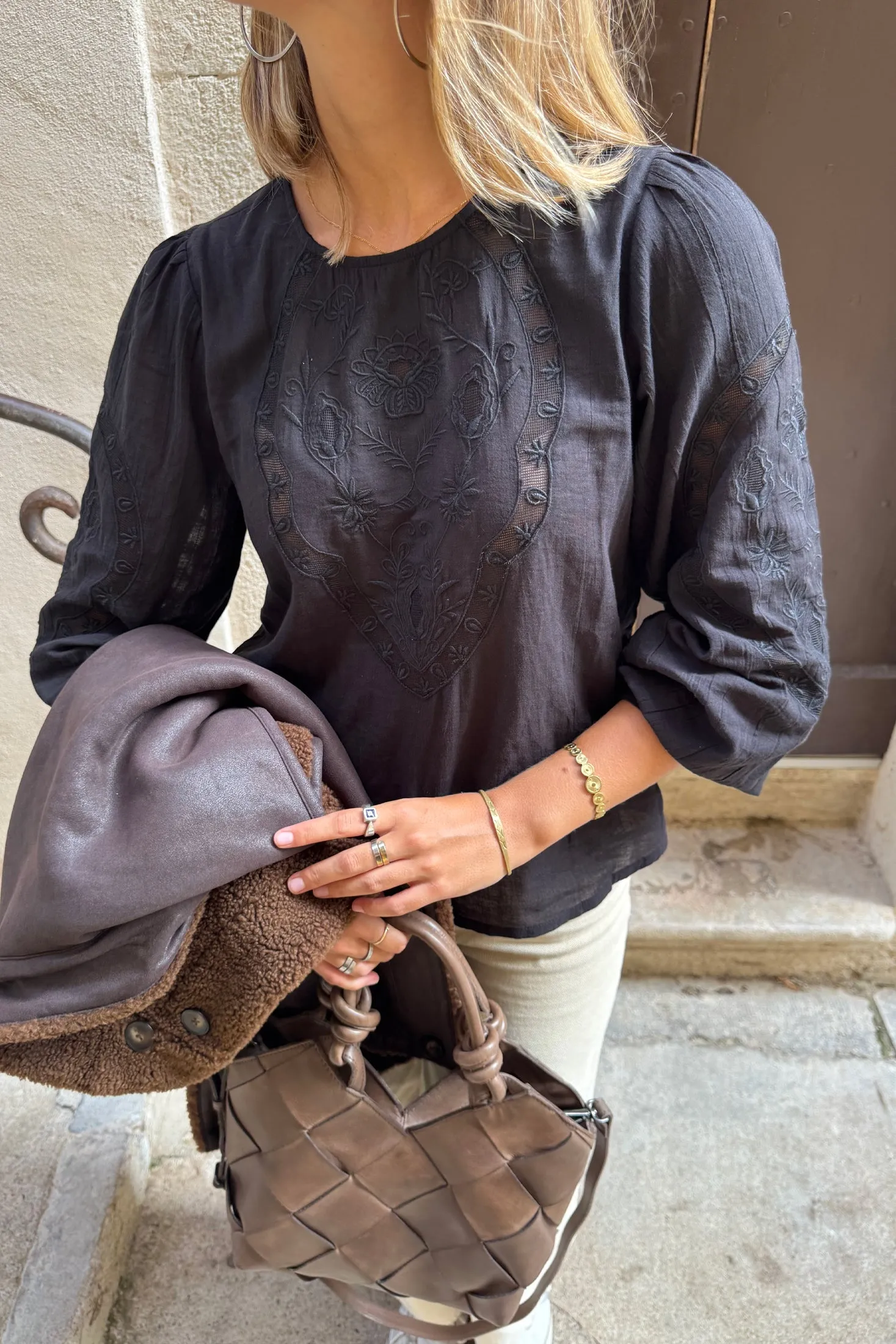 BLUSA BORDADO ROMÁNTICO sold by Indi & Cold