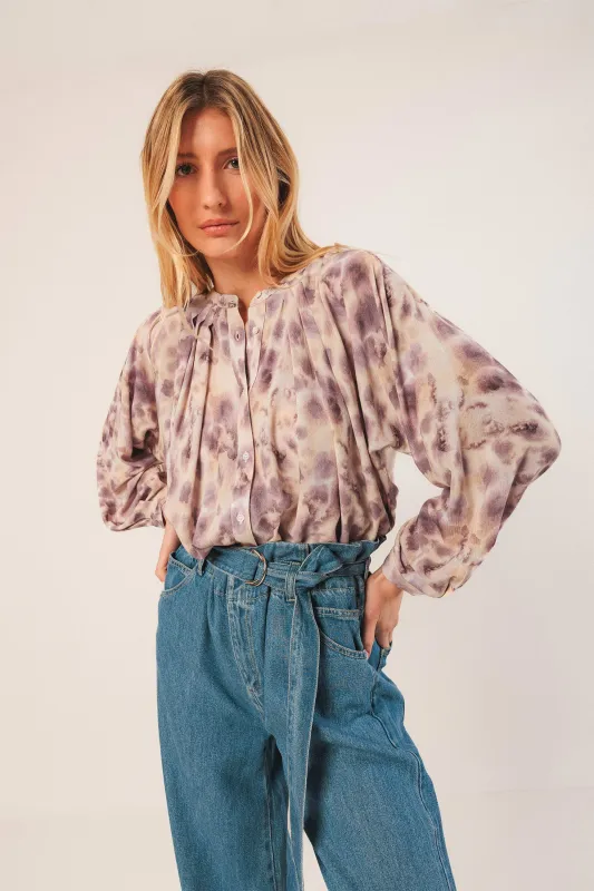 [CL] WATERCOLOR-PRINT SHIRT sold by Indi & Cold