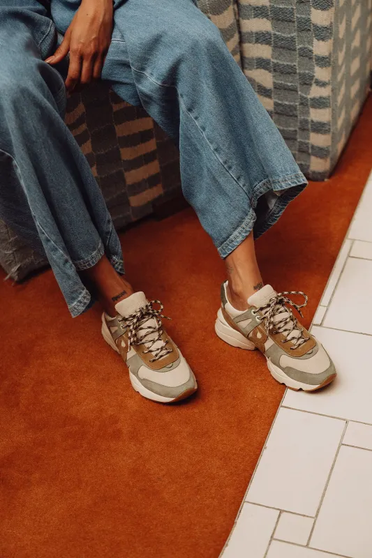 [CL] BASKET MULTICOLORE EN CUIR sold by Indi & Cold