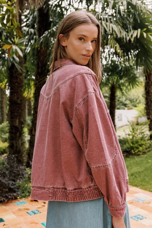 [CL] WASHED TWILL JACKET sold by Indi & Cold