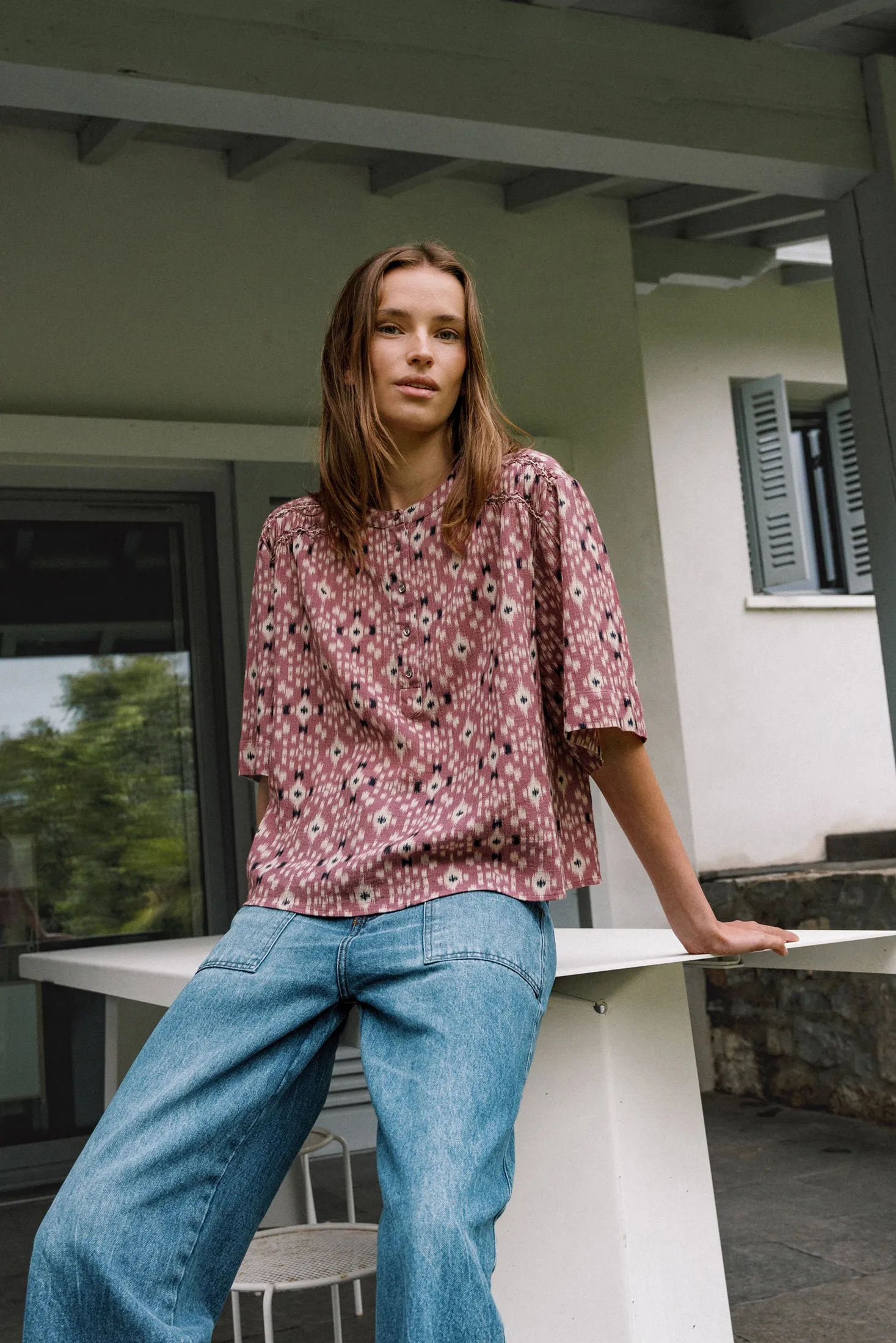 BLUSA DETALLES SMOCK sold by Indi & Cold product image thumbnail 2