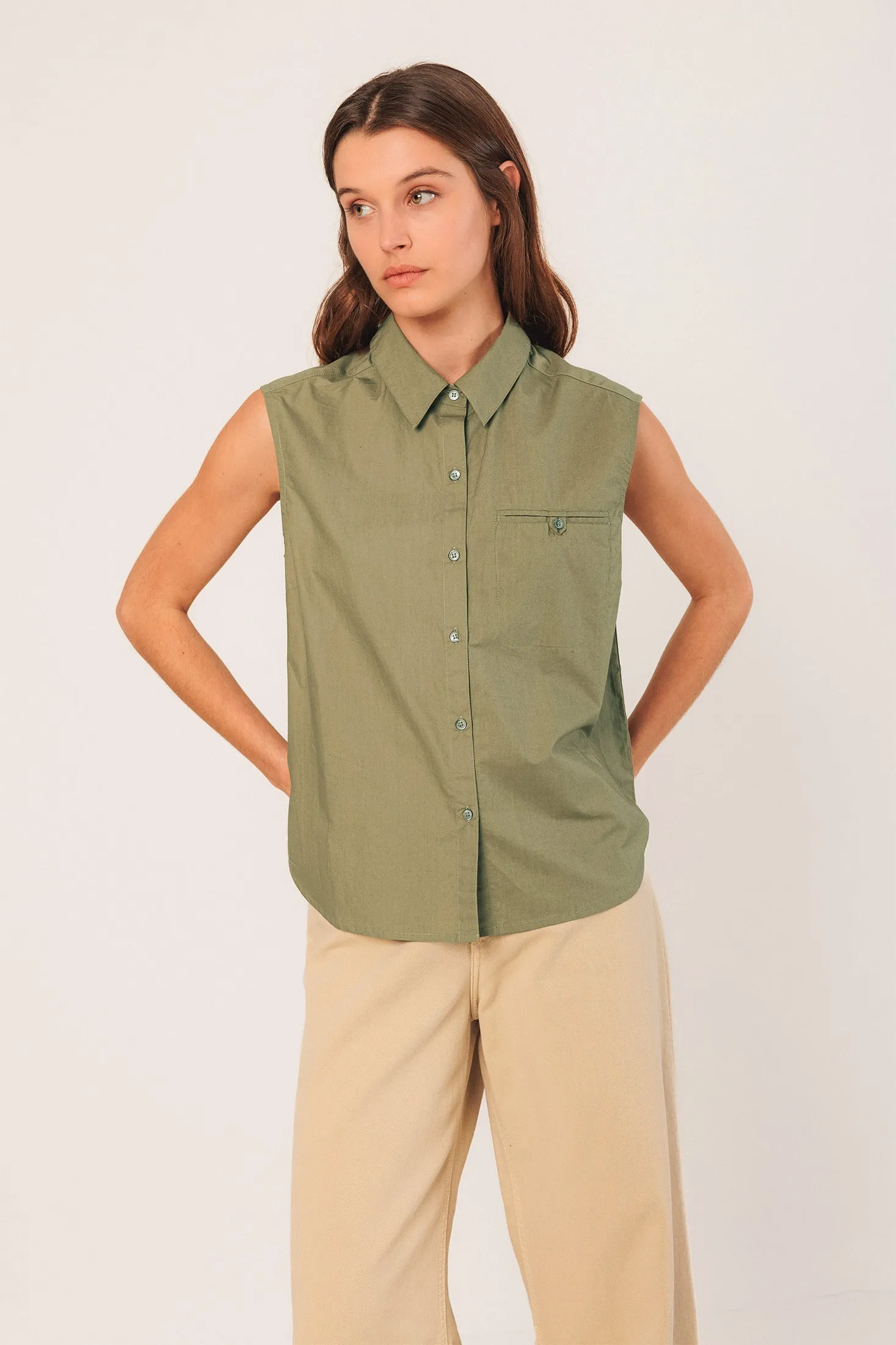 CAMISA REGULAR POPELÍN sold by Indi & Cold