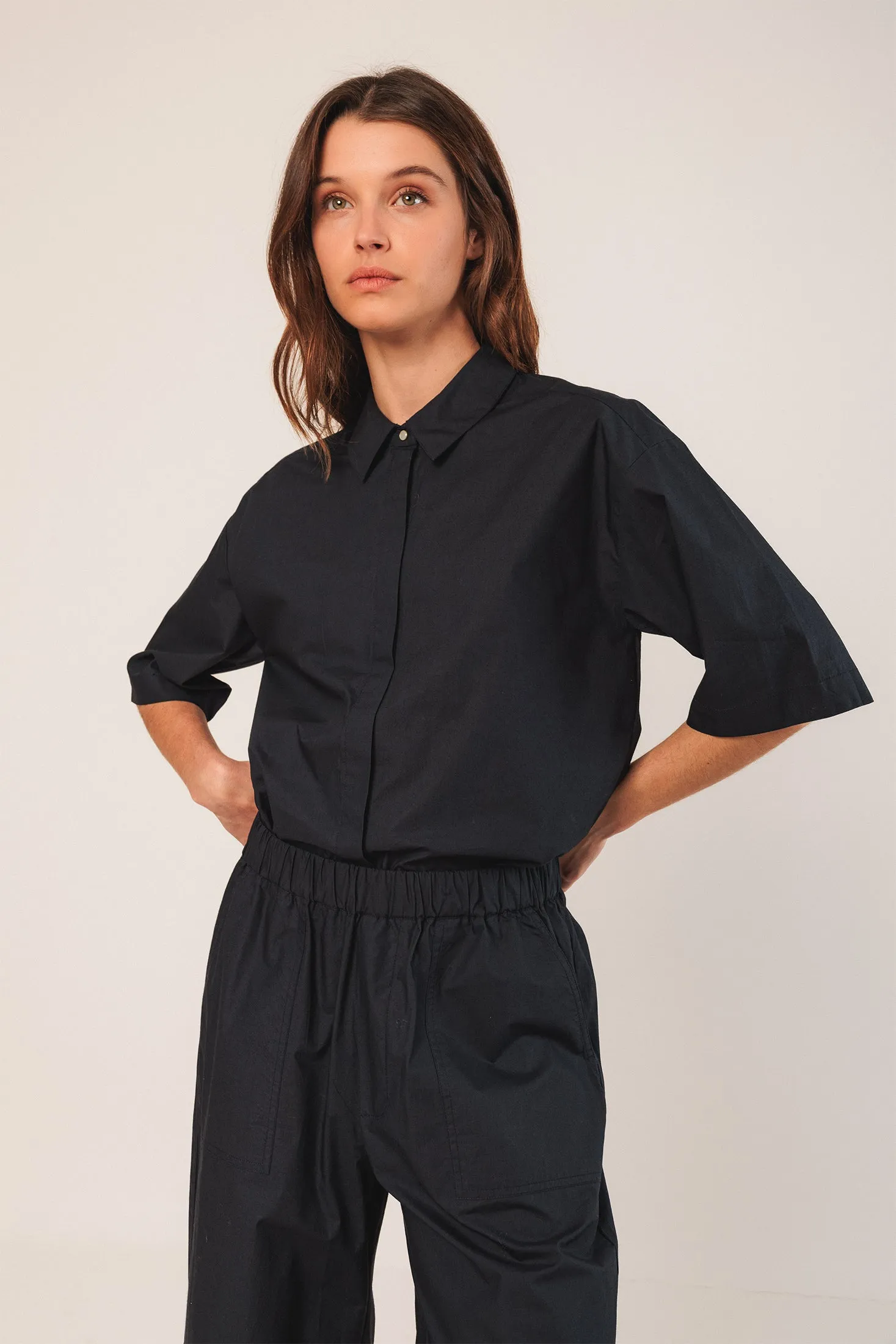 CAMISA POPELÍN LISA sold by Indi & Cold product image thumbnail 4