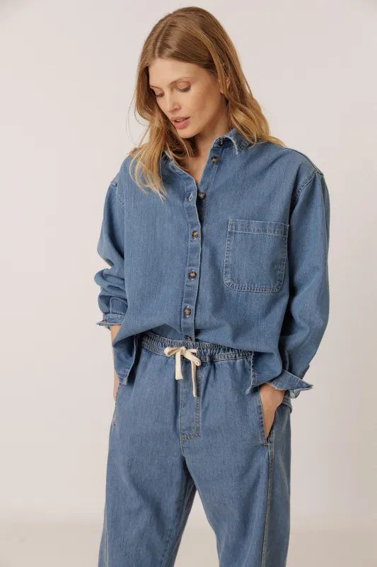 [CL] DENIM SHIRT sold by Indi & Cold
