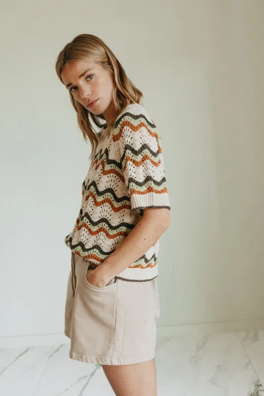 JERSEY CROCHET ZIG ZAG sold by Indi & Cold