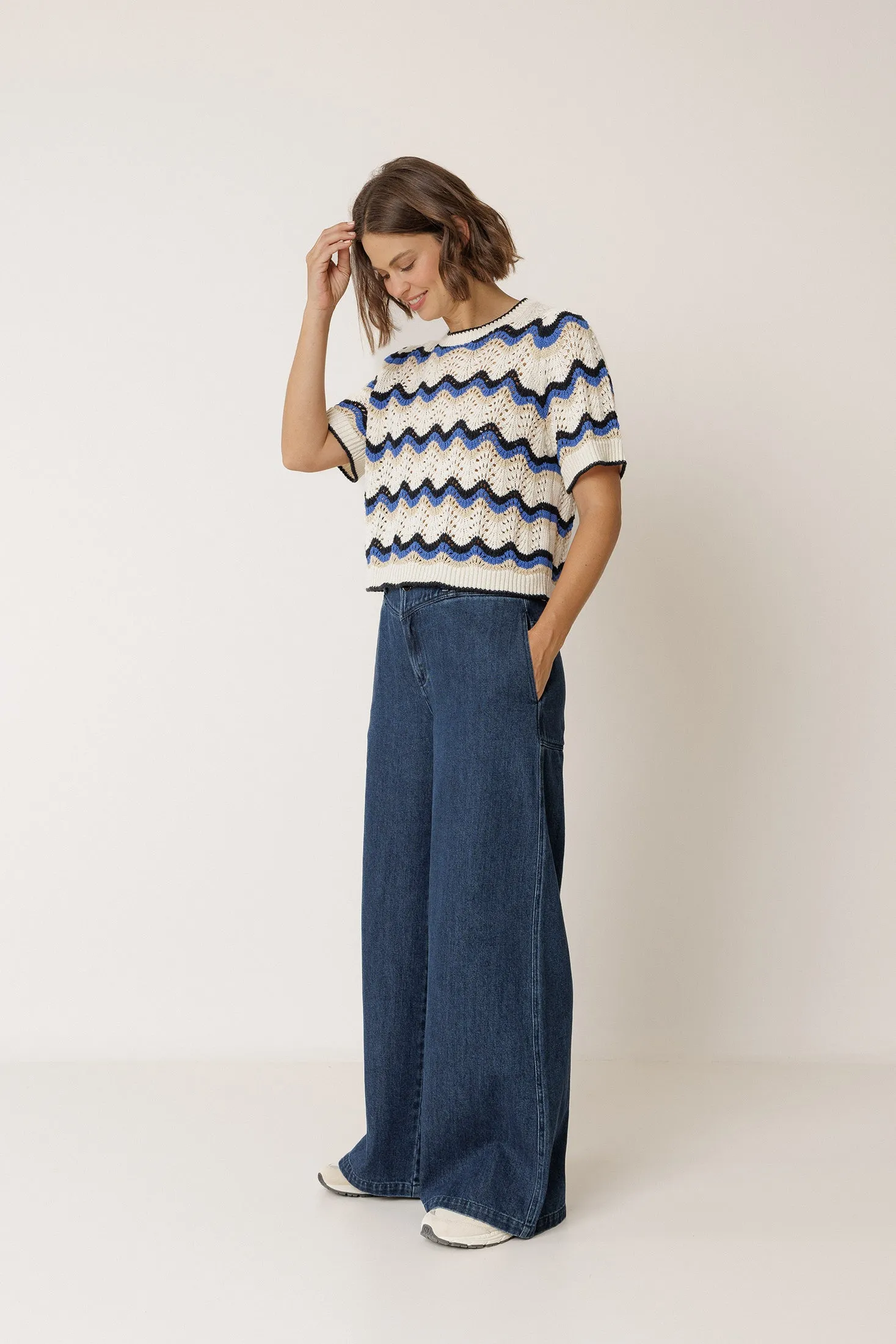 JERSEY CROCHET ZIG ZAG sold by Indi & Cold product image thumbnail 2