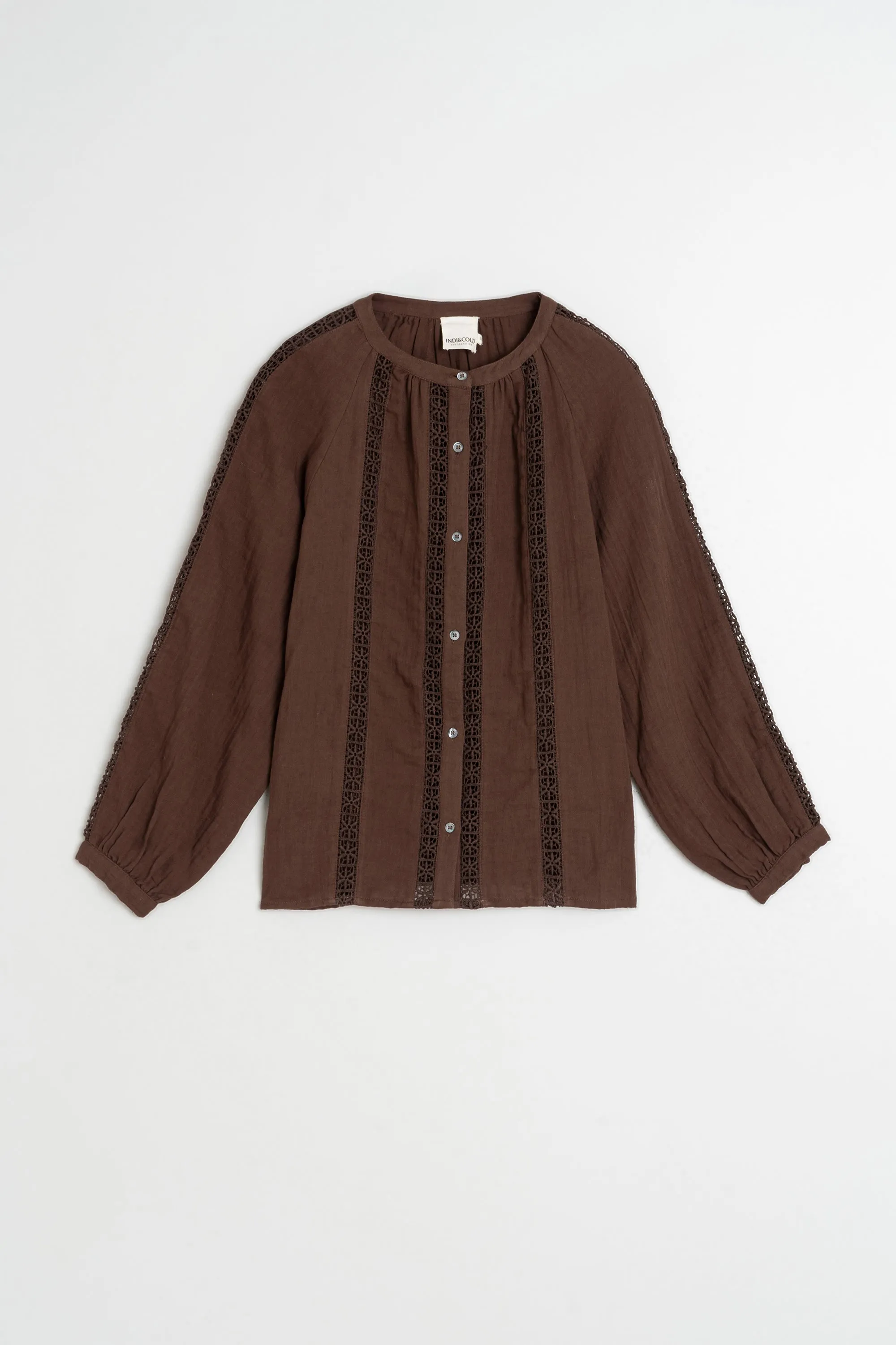 CAMISA PUNTILLAS DOBLE GASA sold by Indi & Cold product image thumbnail 4