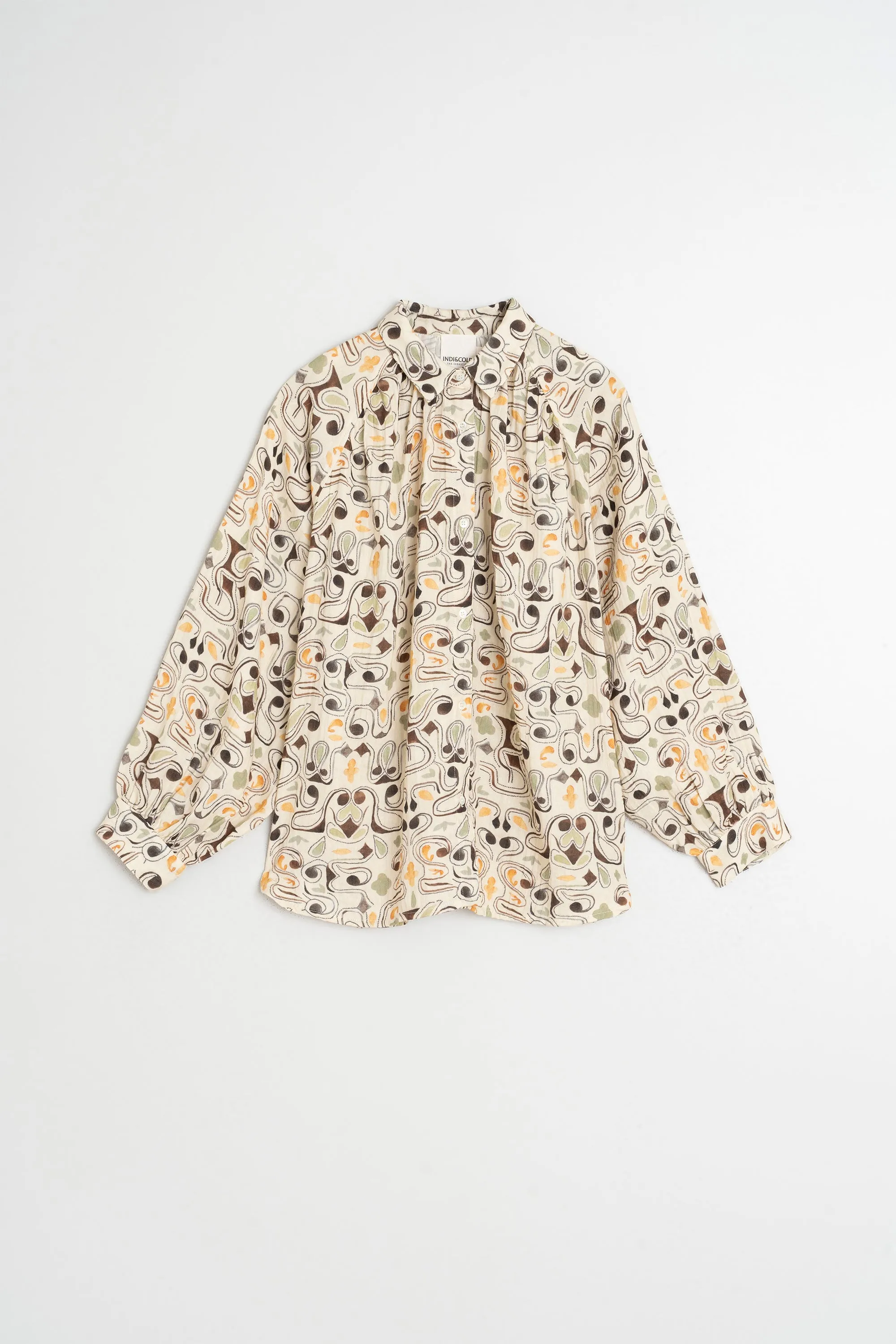 CAMISA ESTAMPADA DOBLE GASA sold by Indi & Cold product image thumbnail 4