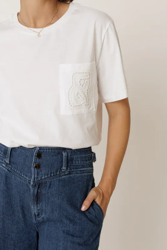 [CL] POCKET LOGO TEE made by Indi & Cold