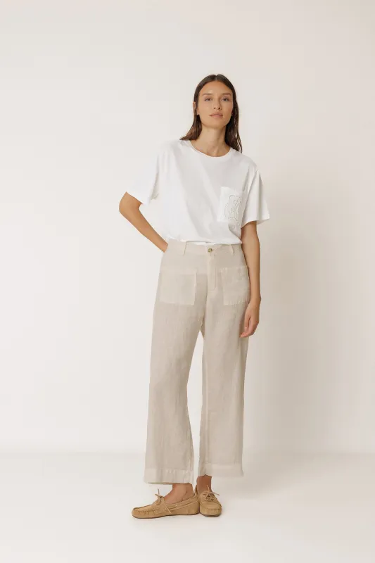 [CL] FLOWY LINEN PANT made by Indi & Cold
