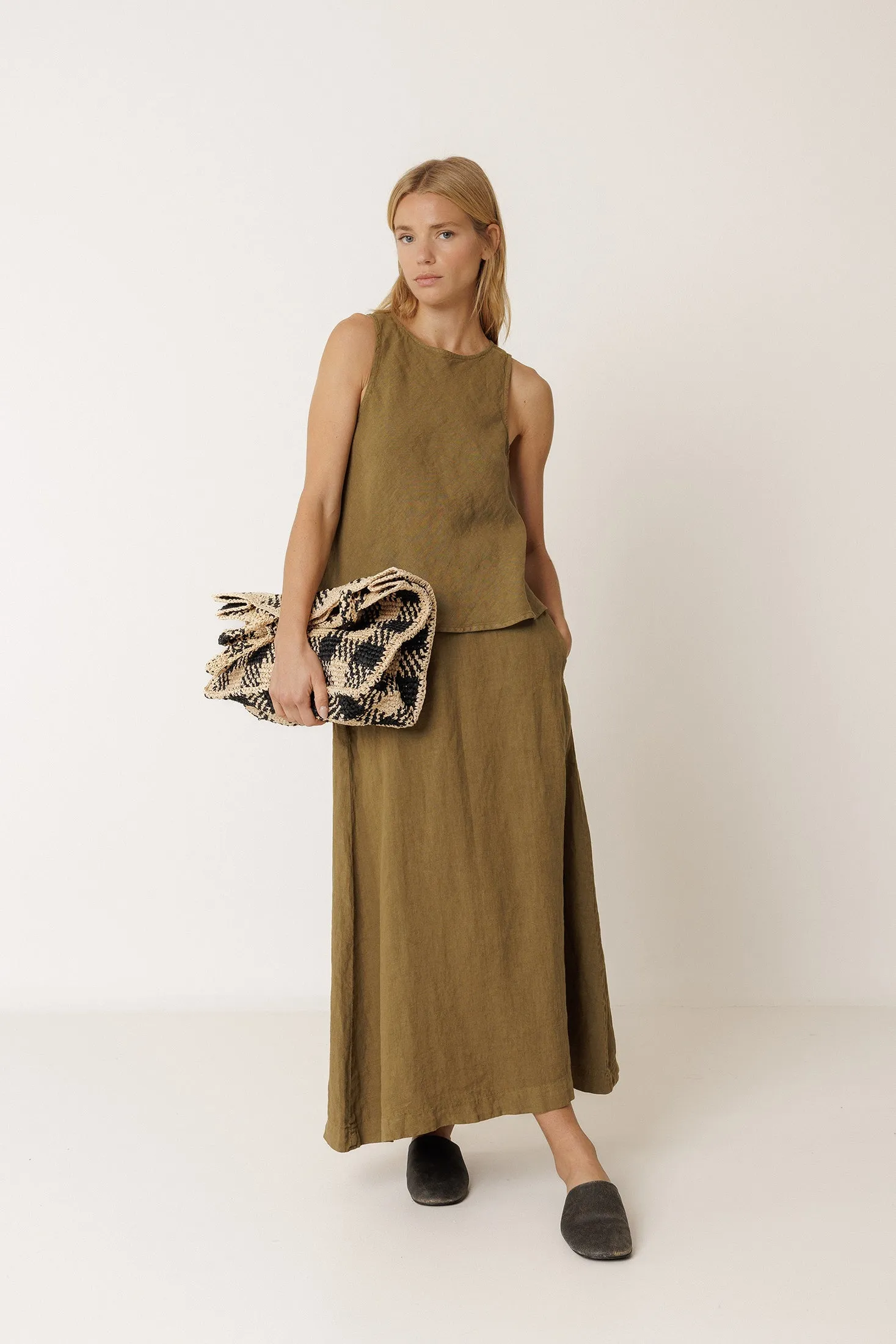 FALDA LARGA LINO sold by Indi & Cold