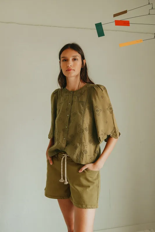 SHORT CINTURA ENGOMADA CORDÓN sold by Indi & Cold