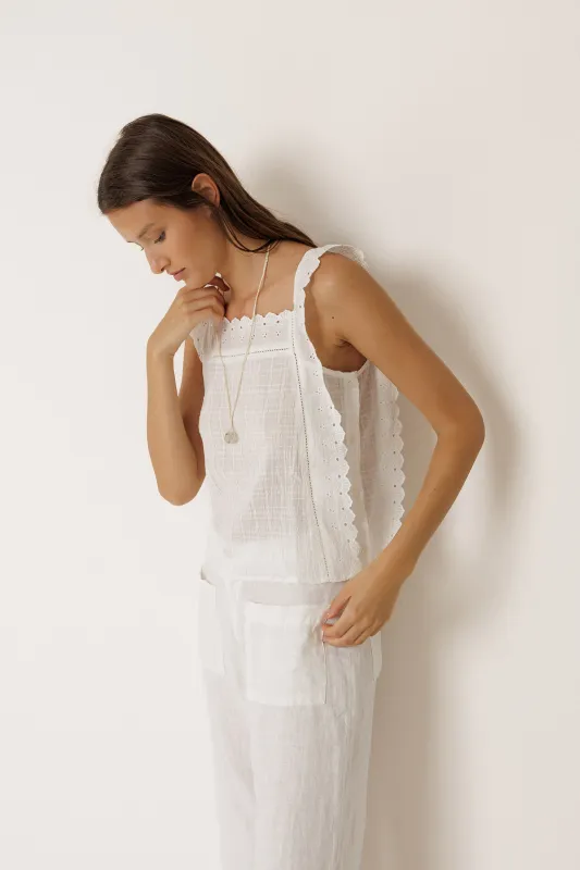 [CL] STRAPPY LACE TOP made by Indi & Cold