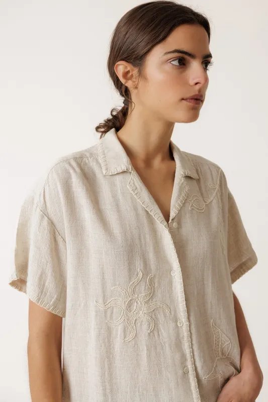 CAMISA BORDADO MANUAL made by Indi & Cold