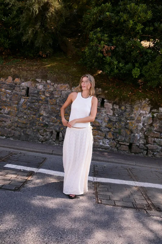 TOP HALTER PUNTO FINO MERINO made by Indi & Cold