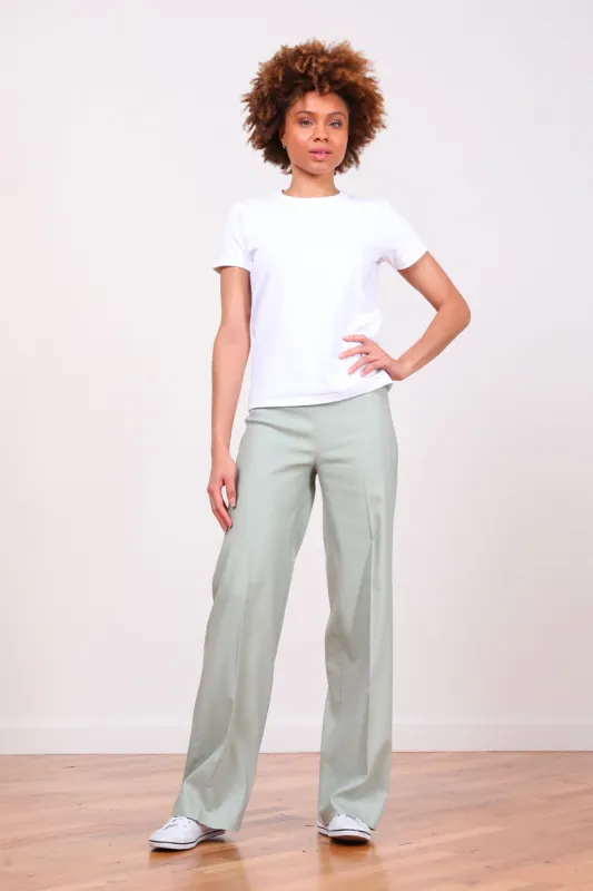 FLAVIA Linen Celadon sold by Avenue Montaigne