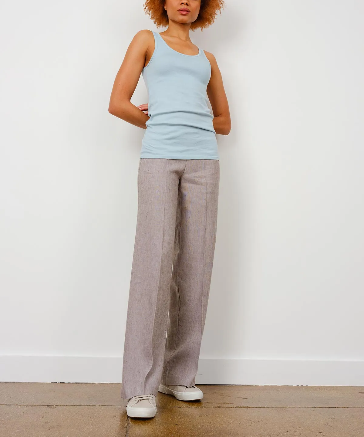 FLAVIA Linen Mushroom sold by Avenue Montaigne