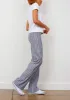 FLAVIA Linen Stripes Glimmer Indigo sold by Avenue Montaigne