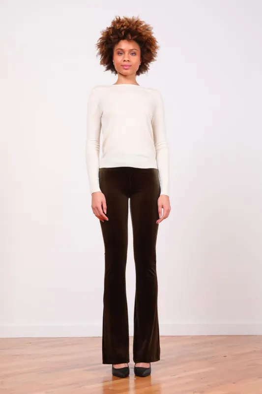 BELLINI Velvet Olive Green sold by Avenue Montaigne