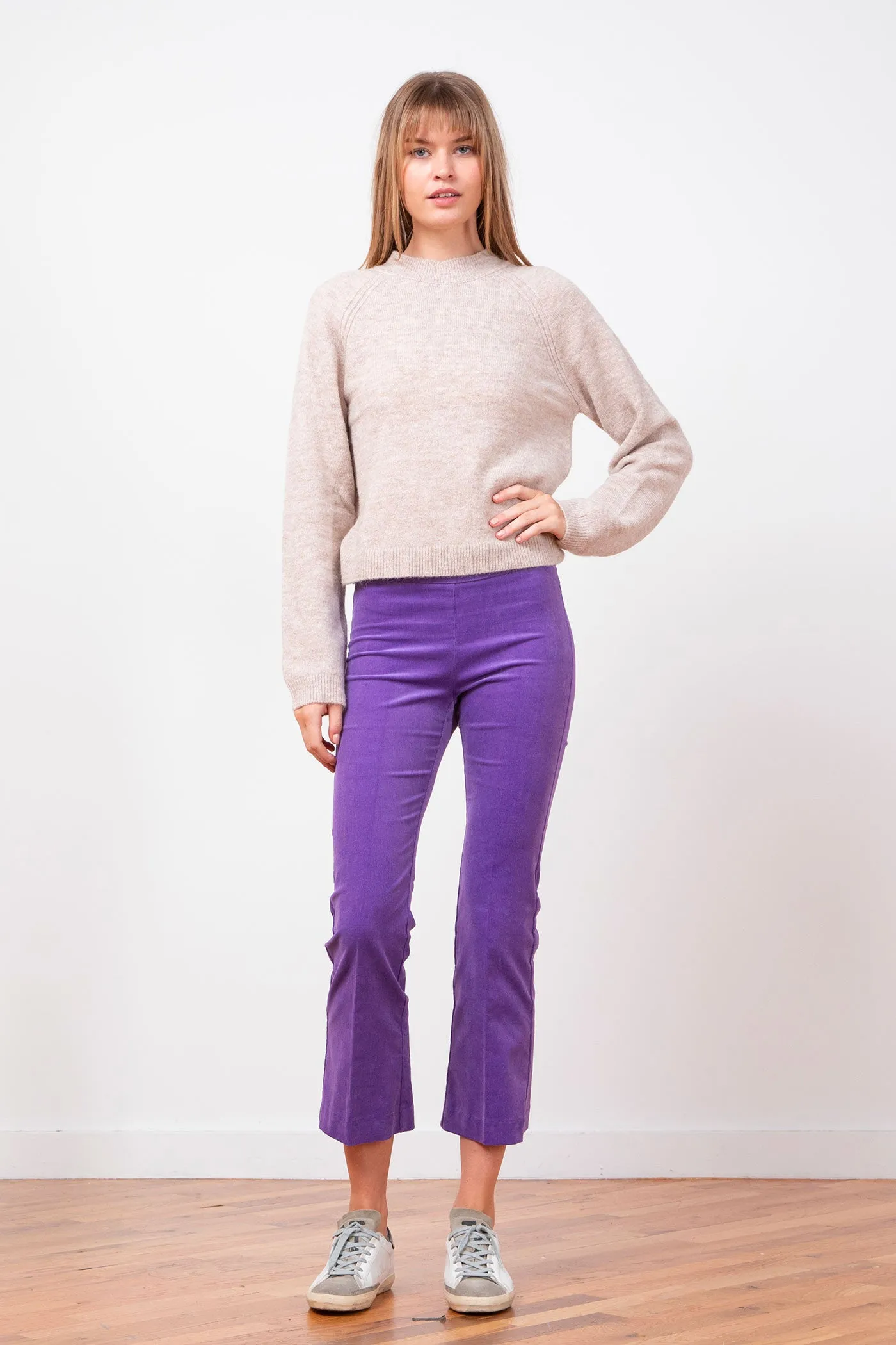 LEO Fine Corduroy Purple sold by Avenue Montaigne