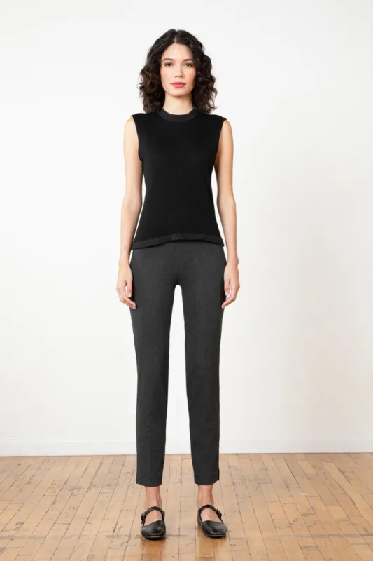 PARS Flannel Charcoal sold by Avenue Montaigne