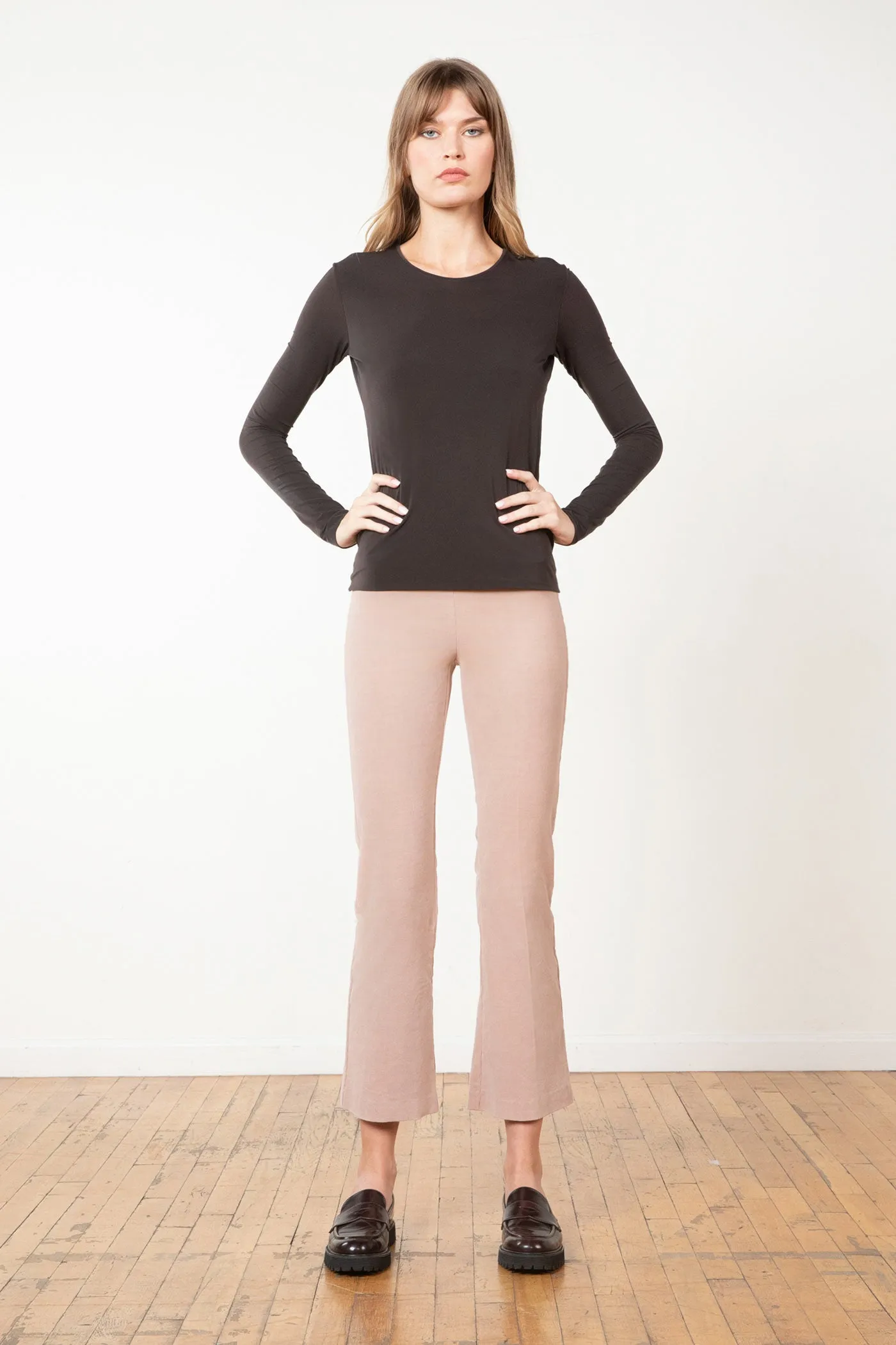 LEO Fine Corduroy Blush sold by Avenue Montaigne