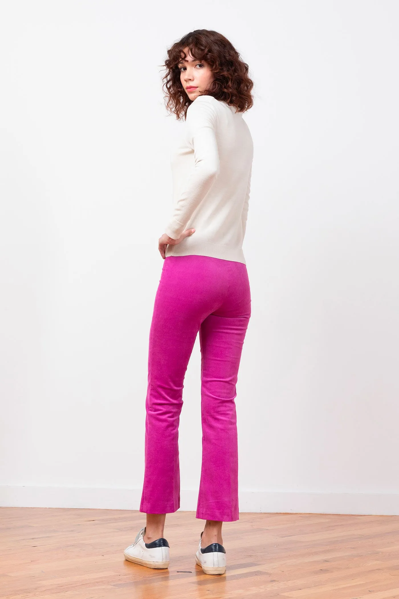 LEO Fine Corduroy Fuchsia sold by Avenue Montaigne product image thumbnail 3
