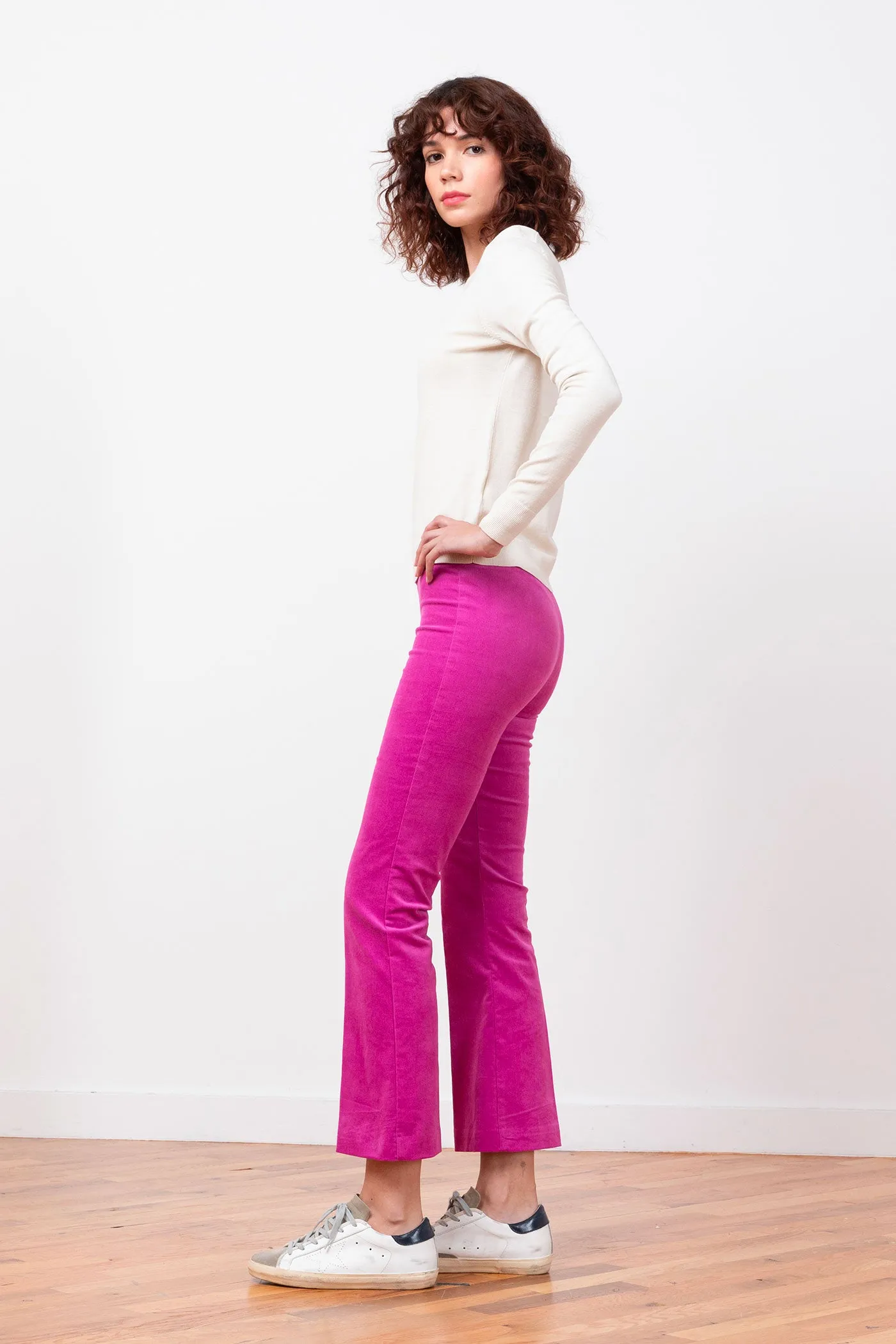 LEO Fine Corduroy Fuchsia sold by Avenue Montaigne product image thumbnail 2