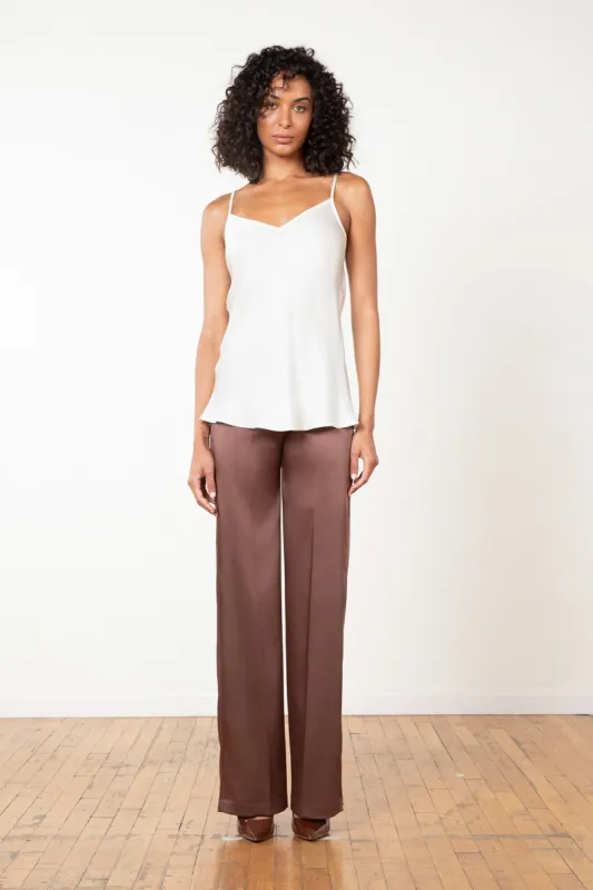 FLAVIA Satin Brown sold by Avenue Montaigne
