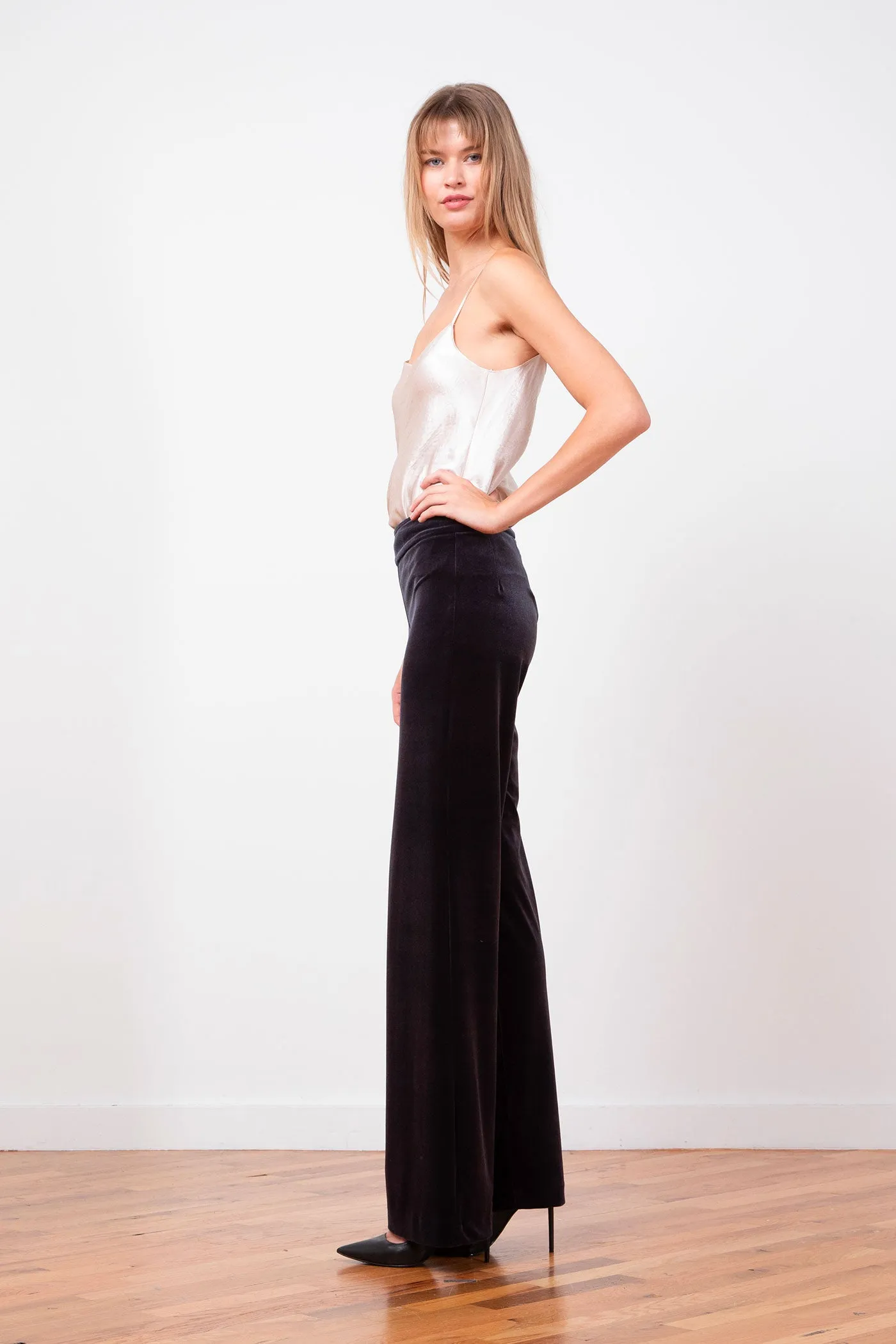 FLAVIA Velvet Charcoal sold by Avenue Montaigne product image thumbnail 2