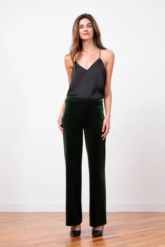 FLAVIA Velvet Emerald sold by Avenue Montaigne