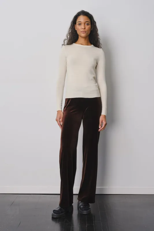 FLAVIA Velvet Brown sold by Avenue Montaigne