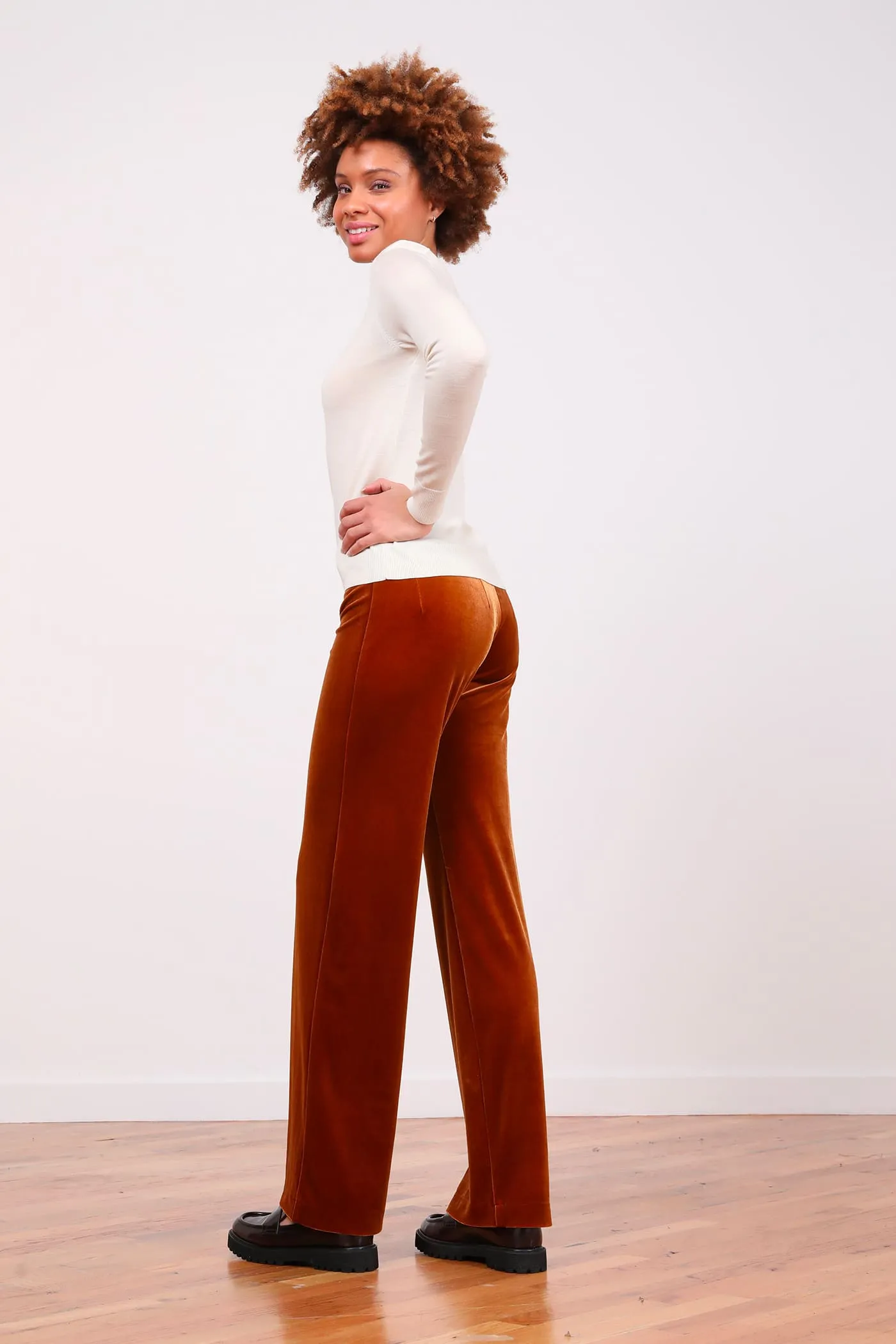 FLAVIA Velvet Sienna sold by Avenue Montaigne product image thumbnail 3