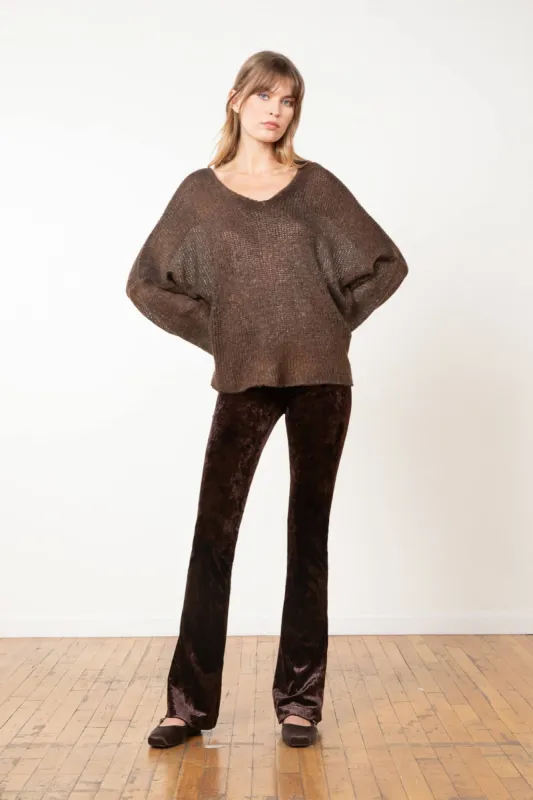 BELLINI Crushed Velvet Brown sold by Avenue Montaigne