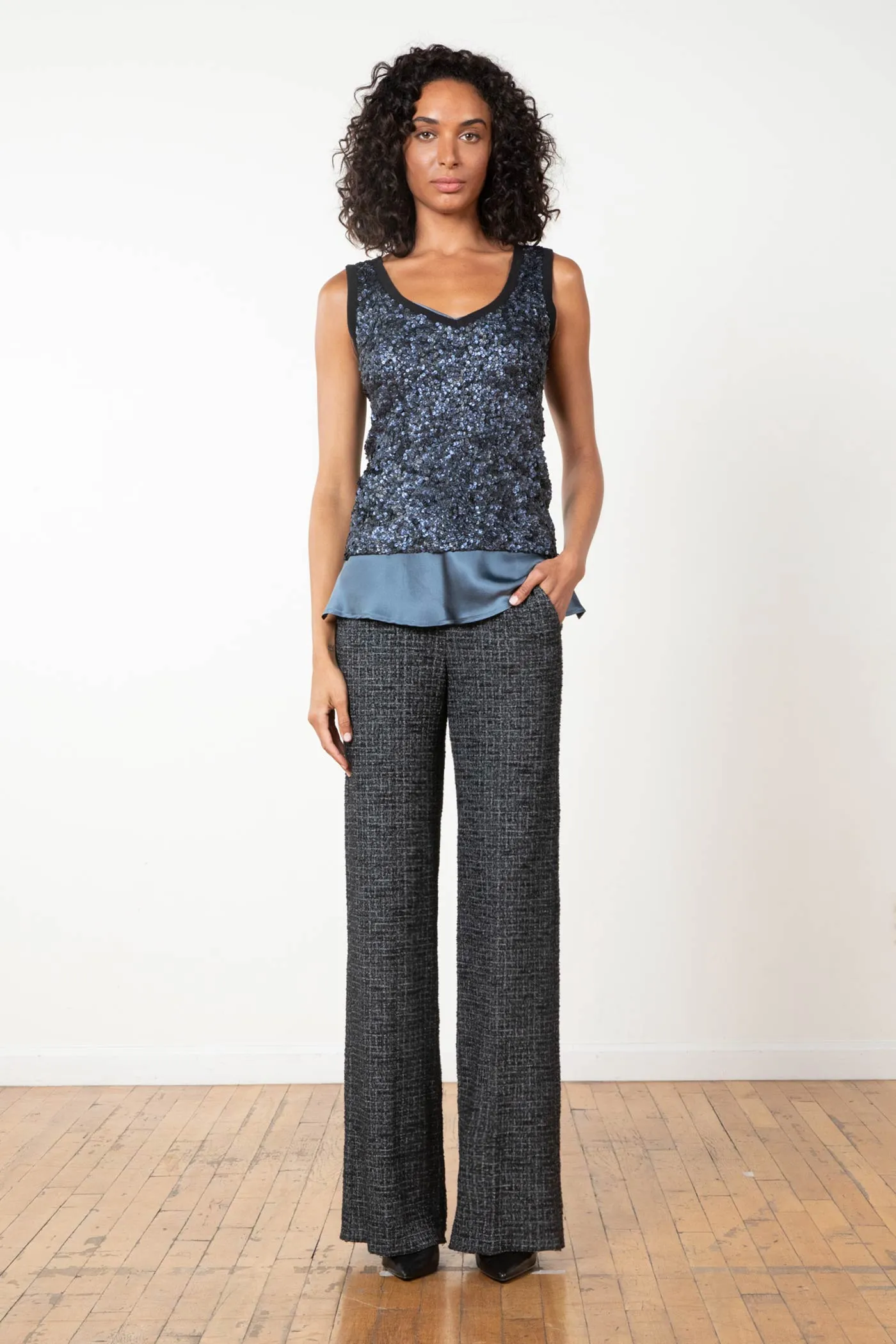 CARLA Glitz Charcoal sold by Avenue Montaigne