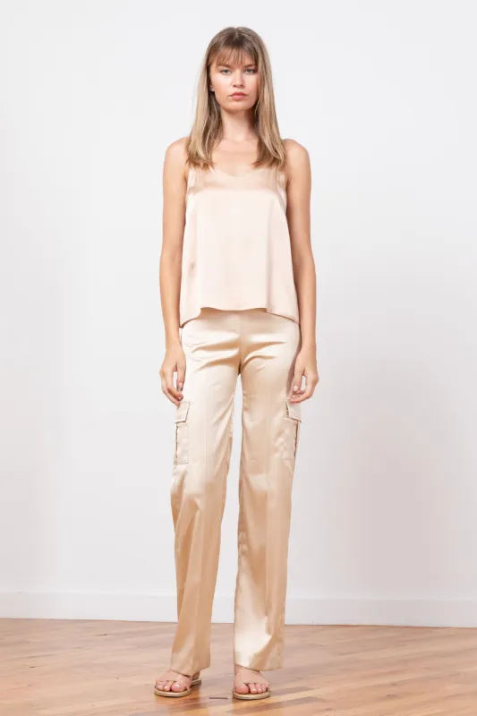 ECLIPSE Satin Champagne sold by Avenue Montaigne