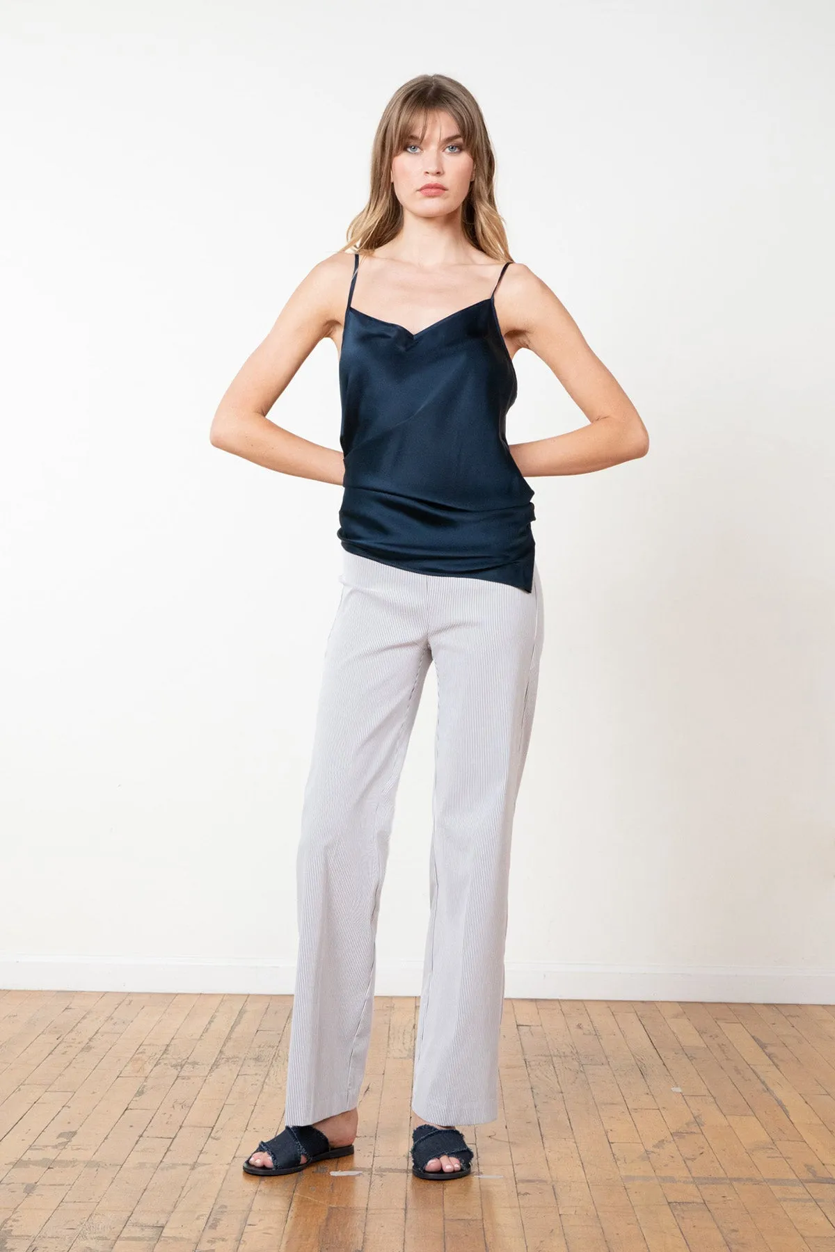 FLAVIA Seersucker Grey sold by Avenue Montaigne