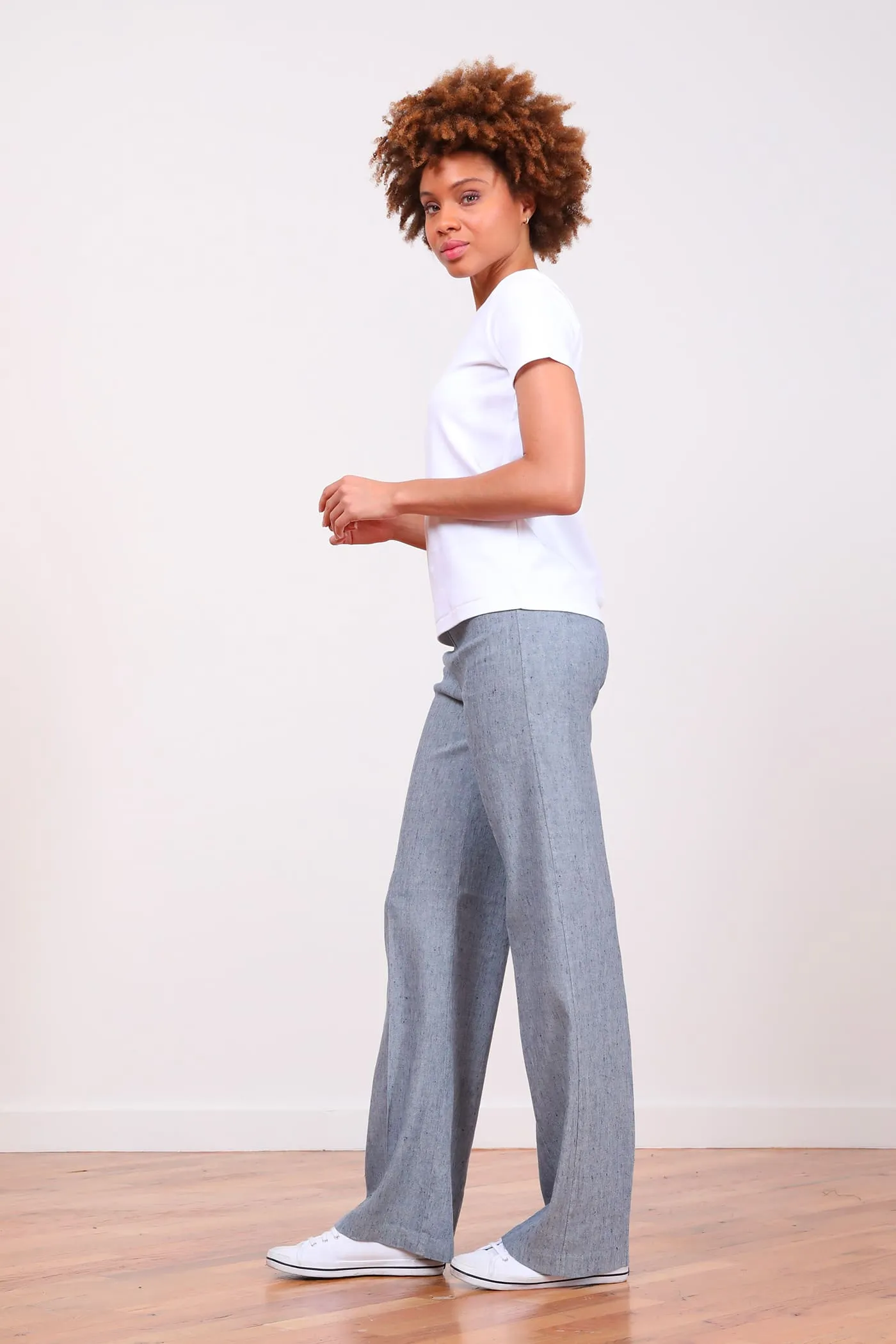 FLAVIA Linen Denim sold by Avenue Montaigne product image thumbnail 2