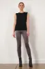 PULL ON SKINNY Velvet Light Grey sold by Avenue Montaigne