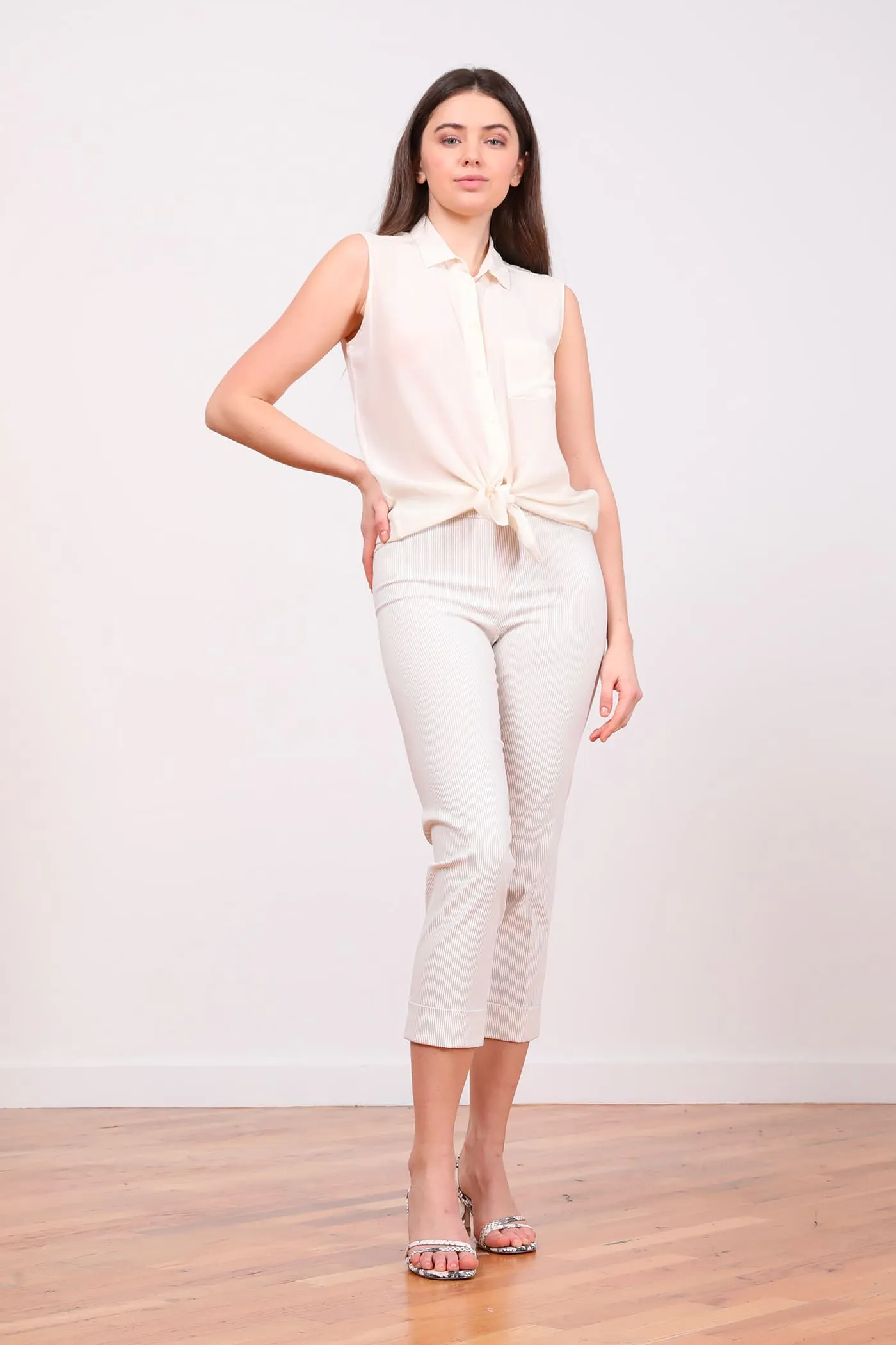 OLIVER Seersucker Beige sold by Avenue Montaigne