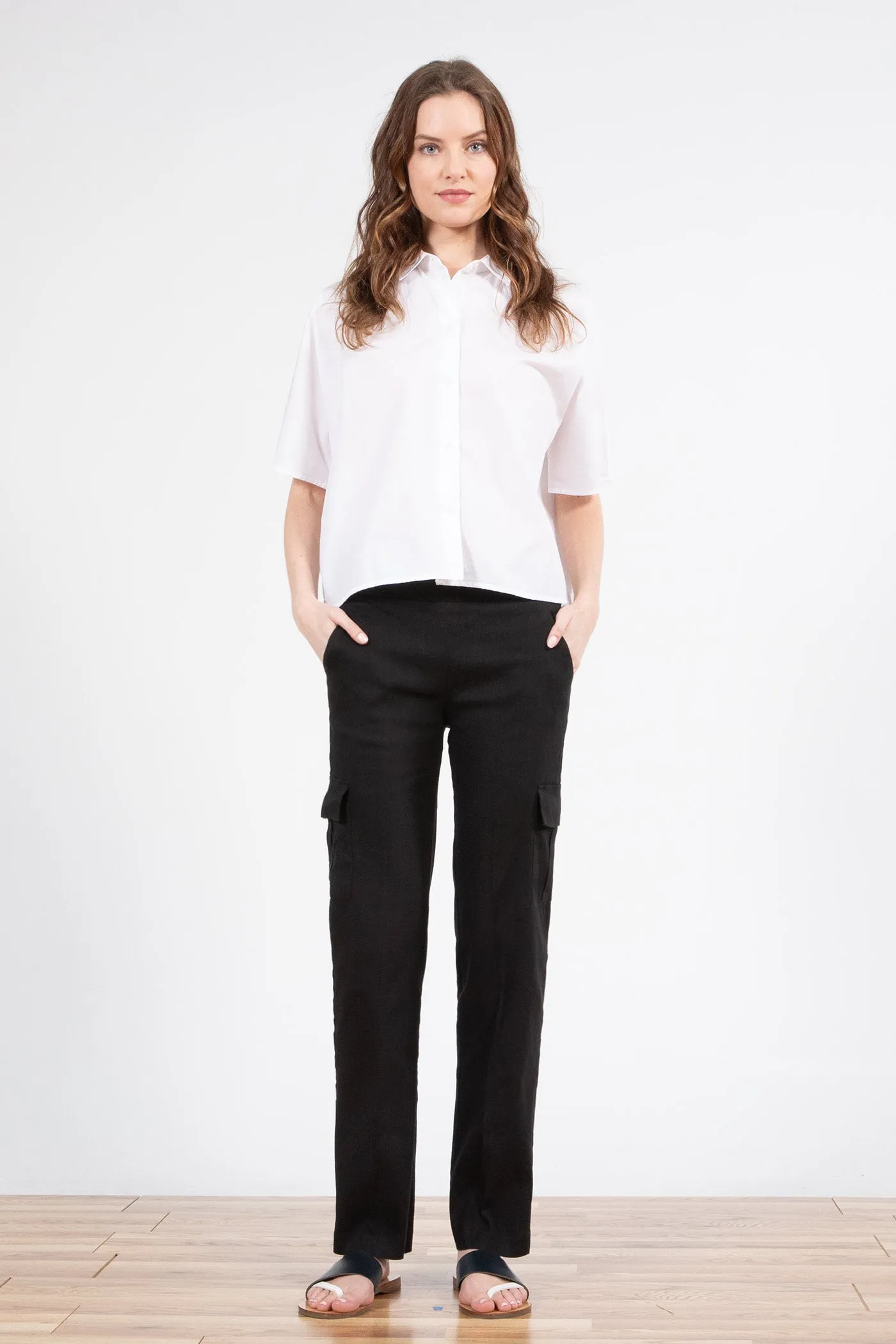 KOOL Linen Black sold by Avenue Montaigne