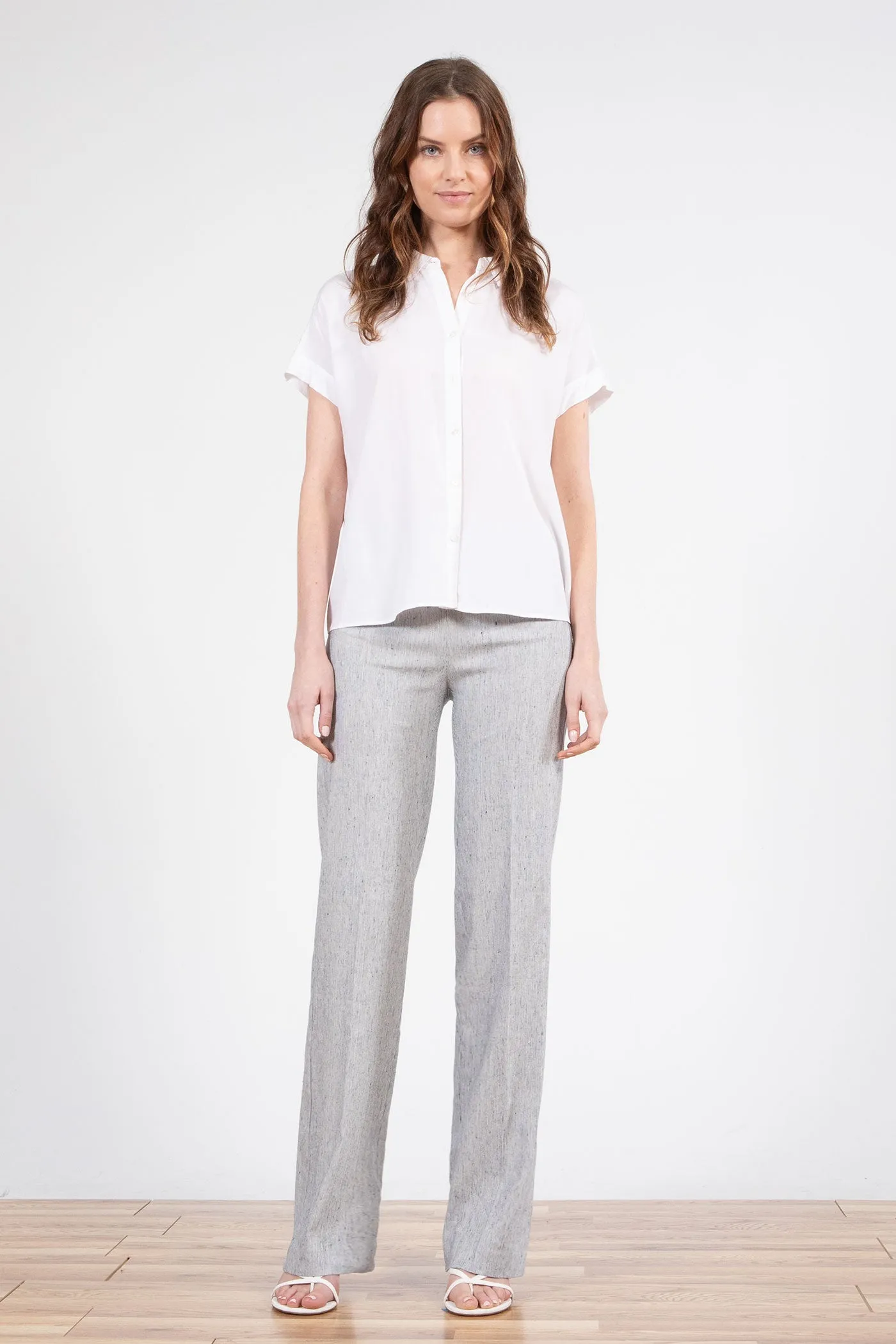 FLAVIA Linen Stripes Hairline sold by Avenue Montaigne