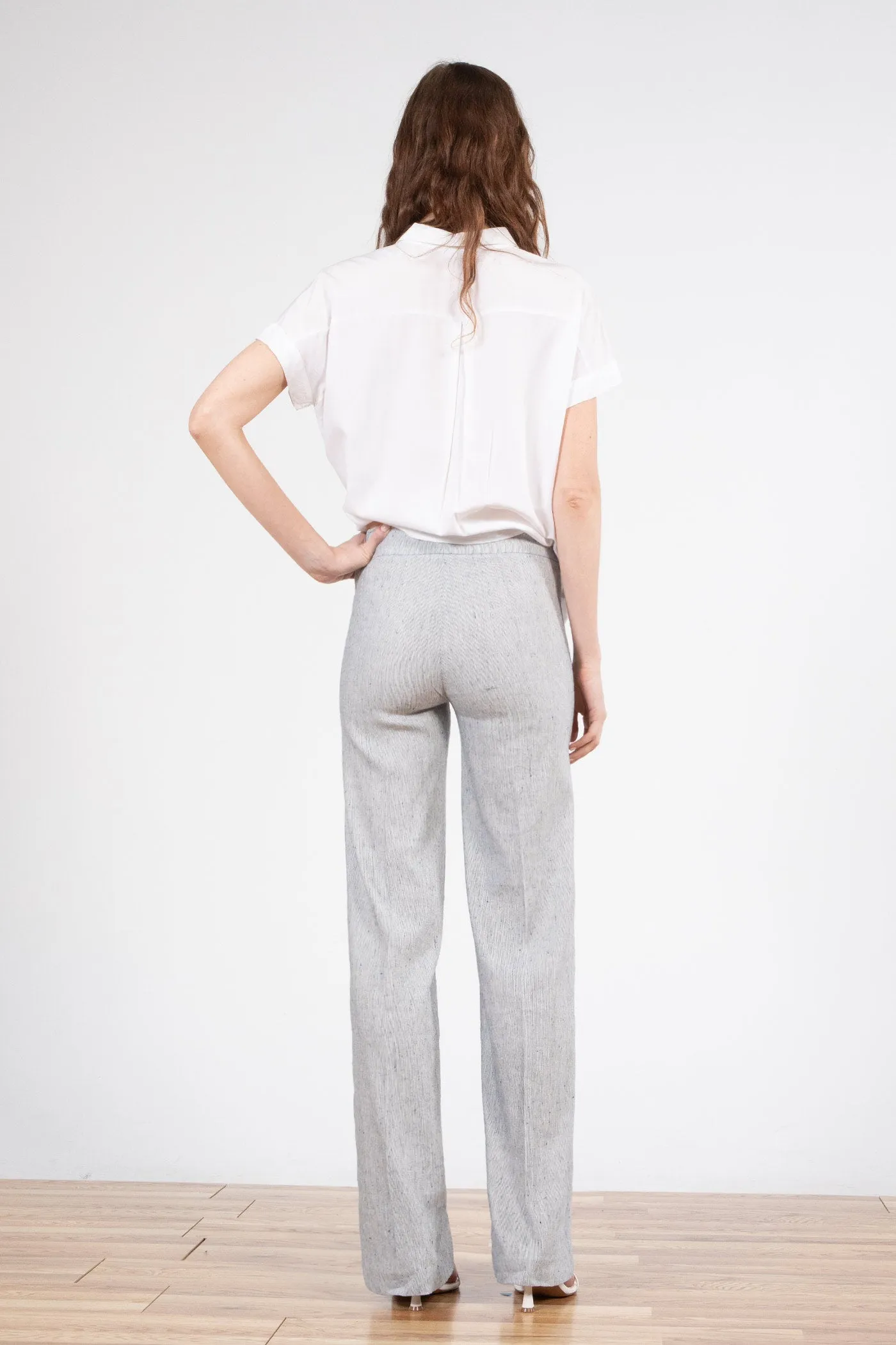 FLAVIA Linen Stripes Hairline sold by Avenue Montaigne product image thumbnail 3