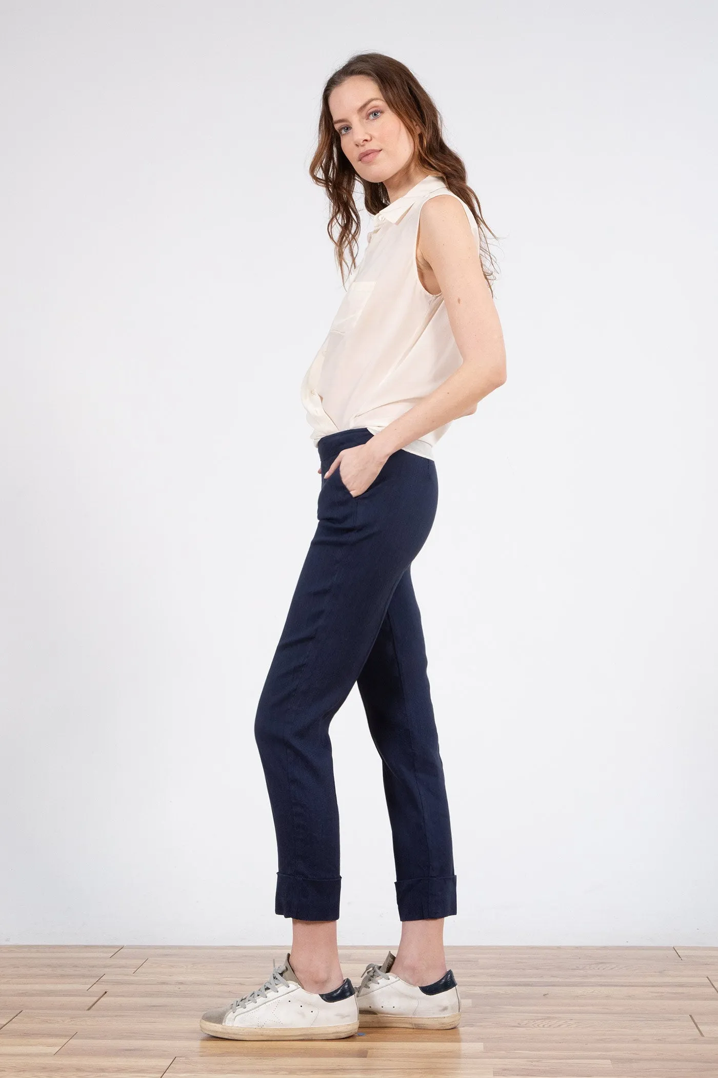 BEN Linen Navy sold by Avenue Montaigne product image thumbnail 2