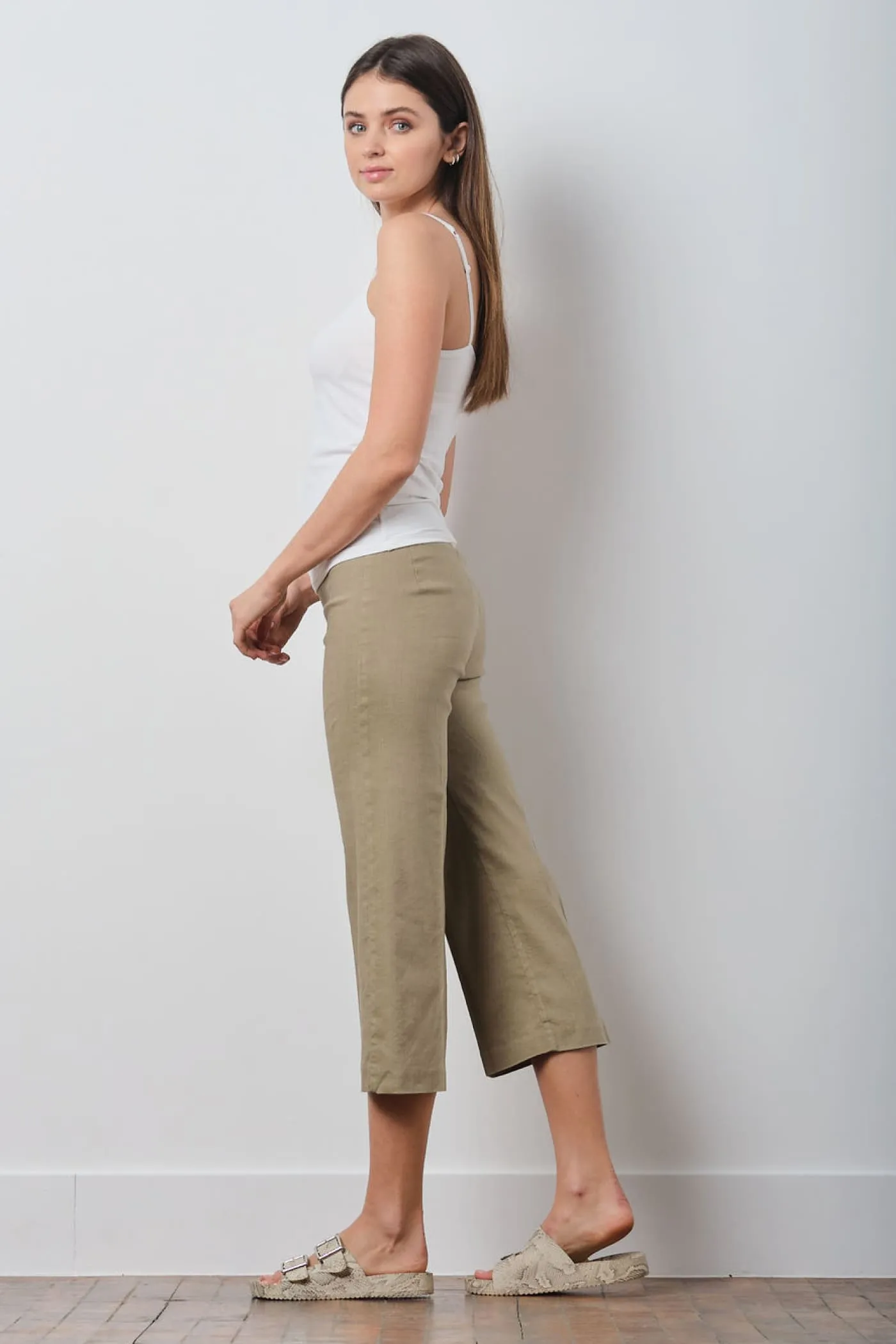 ALEX Linen Khaki sold by Avenue Montaigne product image thumbnail 2